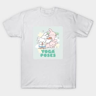 Harmony and Grace: A Bunny's Yoga Journey to Inner Balance T-Shirt